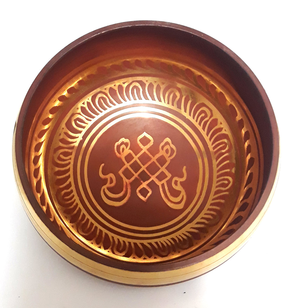 Machine Singing Bowl - Red: 4 1/4"