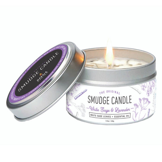 Smudge Candle - White Sage and Lavender