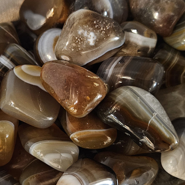 Tumbled: Banded Agate