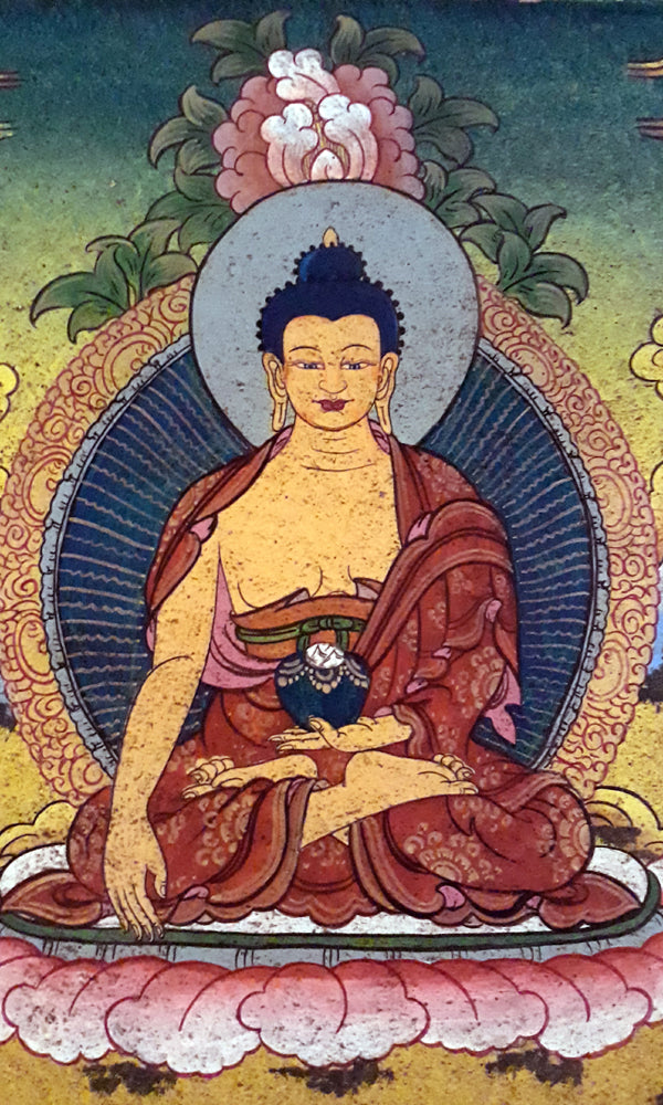 Wooden Thanka: Buddha