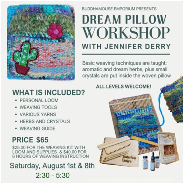 Dream Pillow Workshop - August 1 and 8th