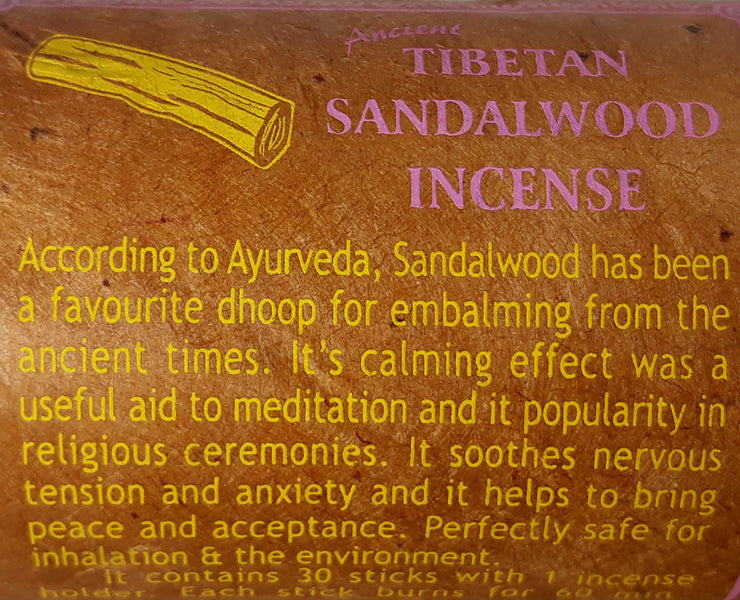 Tibetan Sandalwood Incense