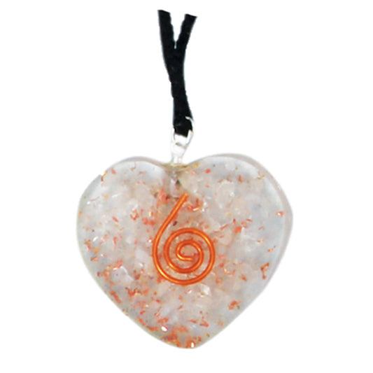 Orgonite: Selenite Heart
