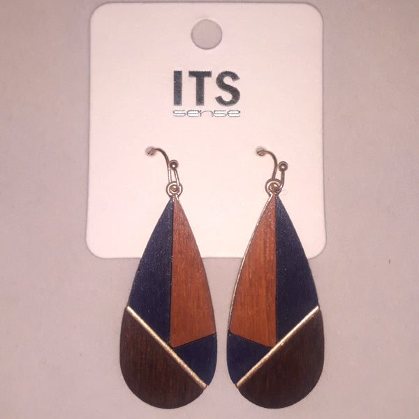 It's Sense: Wood Teardrop Dark Brown