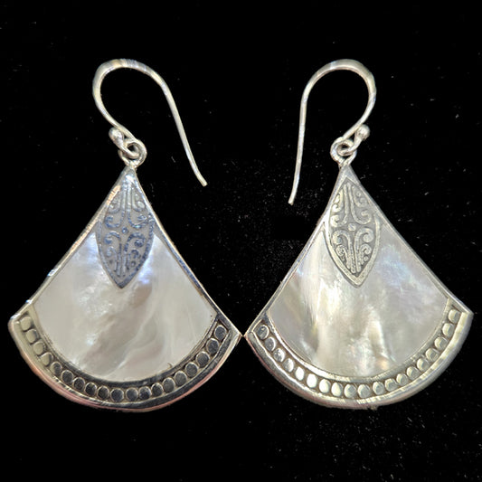 Mother of Pearl: Earrings