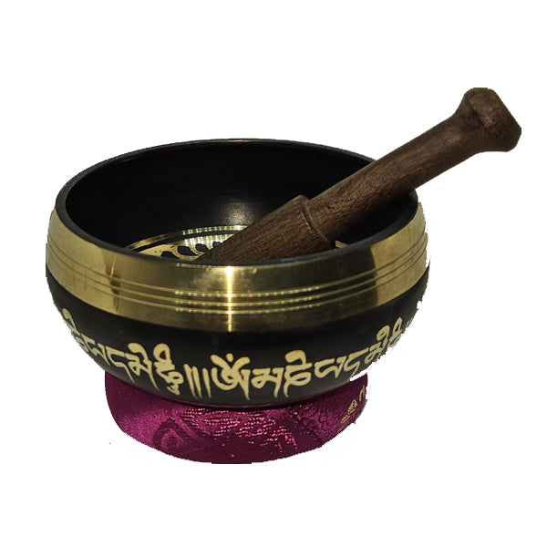 Copy of Machine Singing Bowl - Black: 4 1/4"