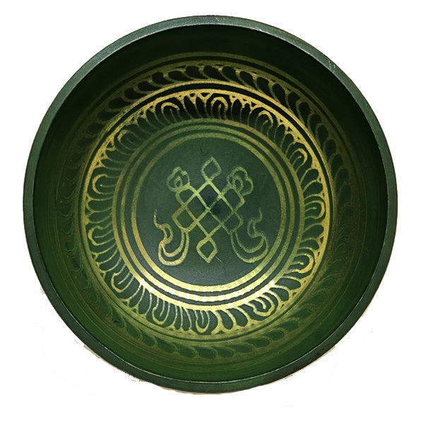 Machine Singing Bowl - Green: 4 1/4"
