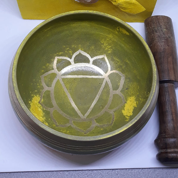 Chakra Singing Bowl - Solar Plexus: approx. 3.5” Diameter