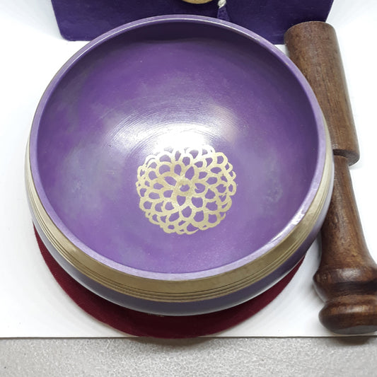 Chakra Singing Bowl - Crown:  approx. 3.5” Diameter