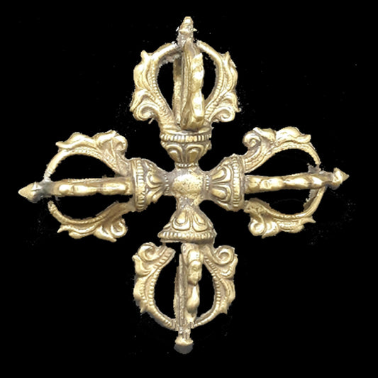 Ritual Object: Brass Double Dorje