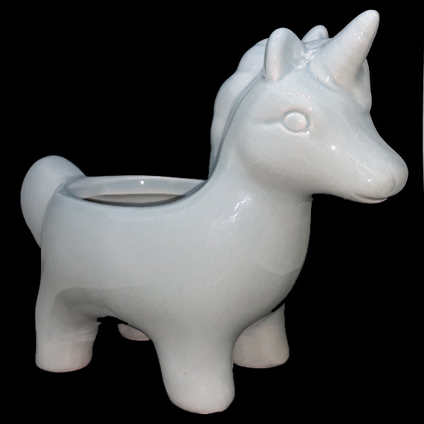 Unicorn: Planter or Smudge Pot