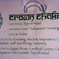 Chakra Candle - Crown:  Burn Time 100 Hours