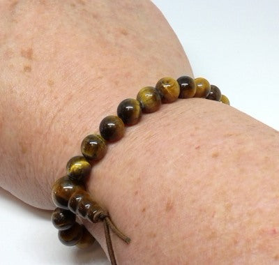 Tiger Eye: Grounding 8 mm Beads