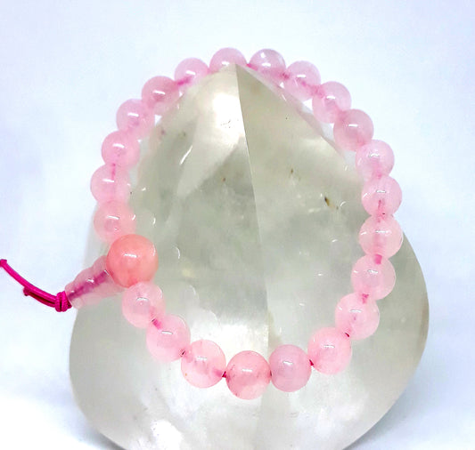Rose Quartz: Love 8 mm Beads