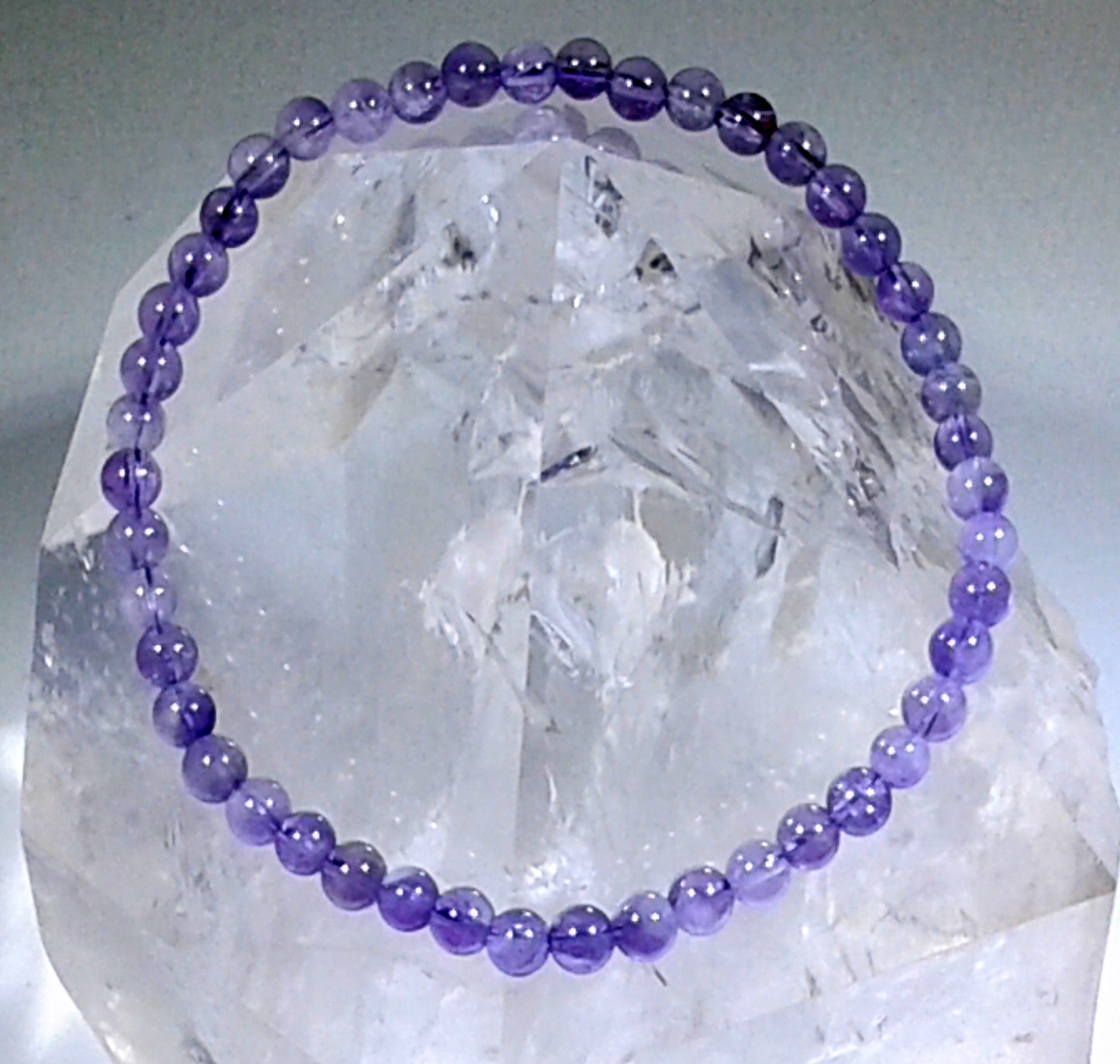 Amethyst: Intuition 4 mm beads