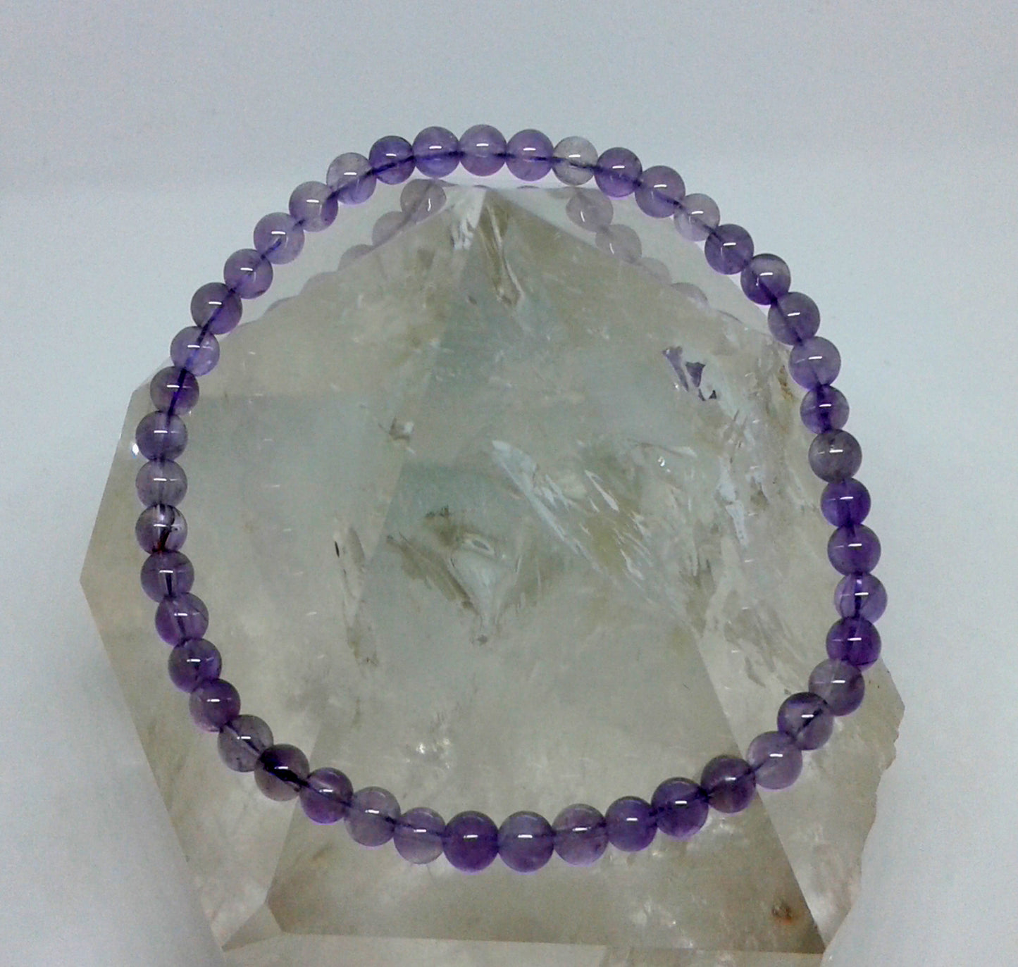 Amethyst: Intuition 4 mm beads