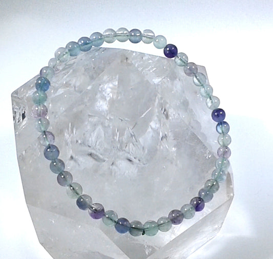 Fluorite: Focus  4 mm beads