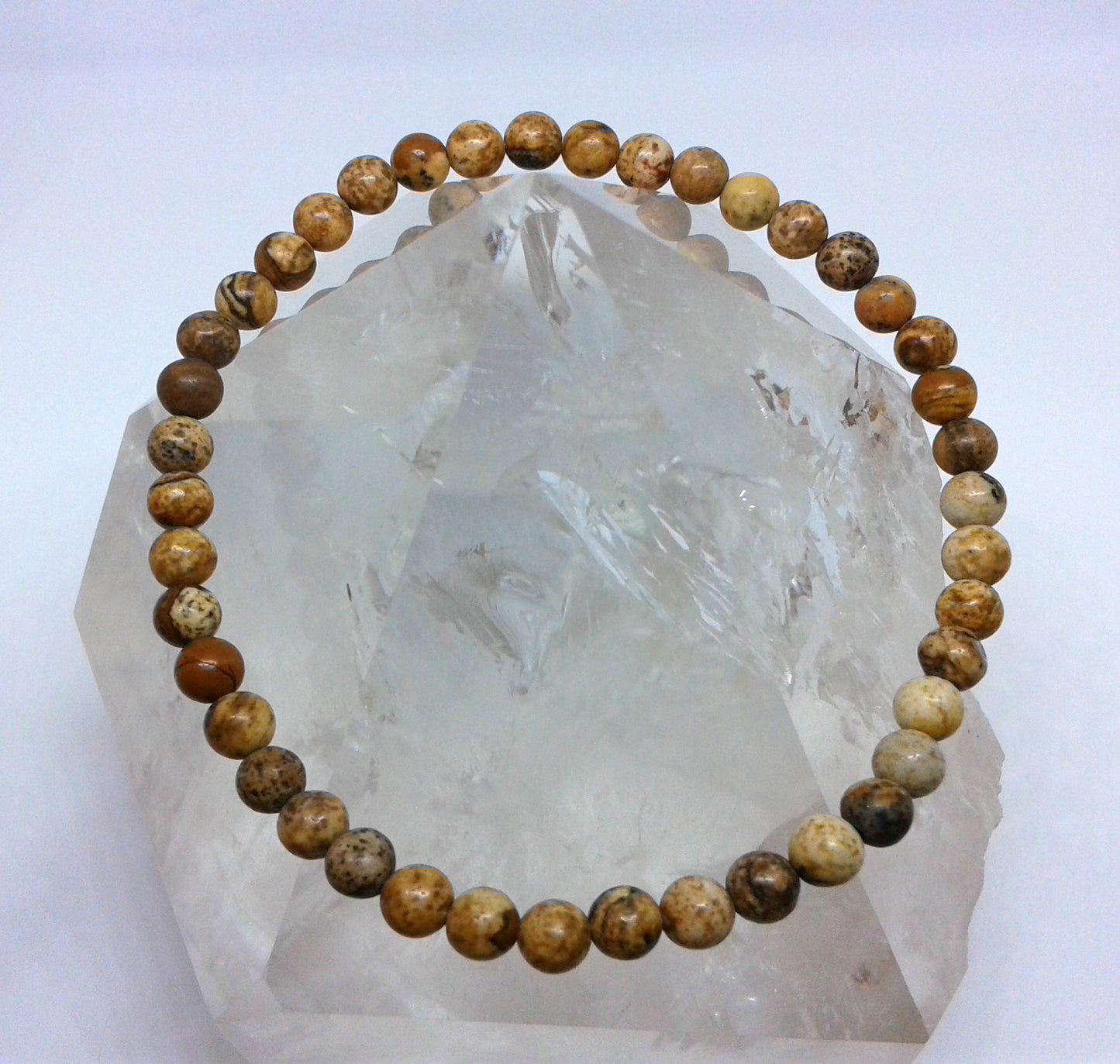 Picture Jasper Hope  4 mm beads