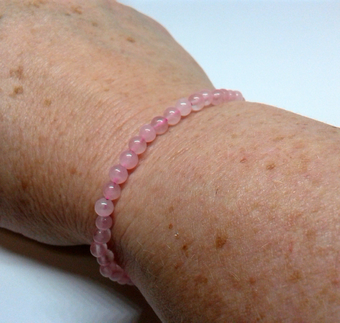 Rose Quartz Love  4 mm beads