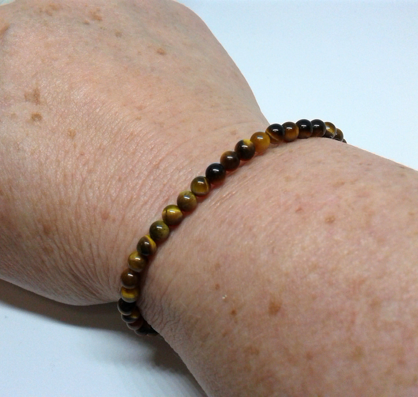 Tiger Eye Grounding  4 mm beads