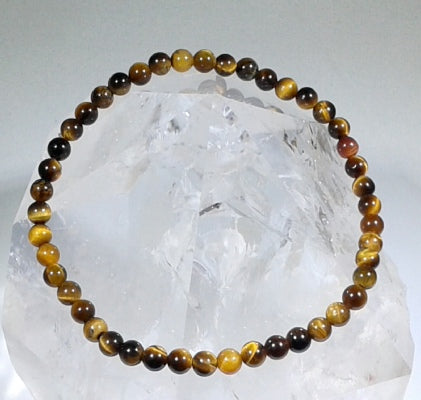 Tiger Eye Grounding  4 mm beads