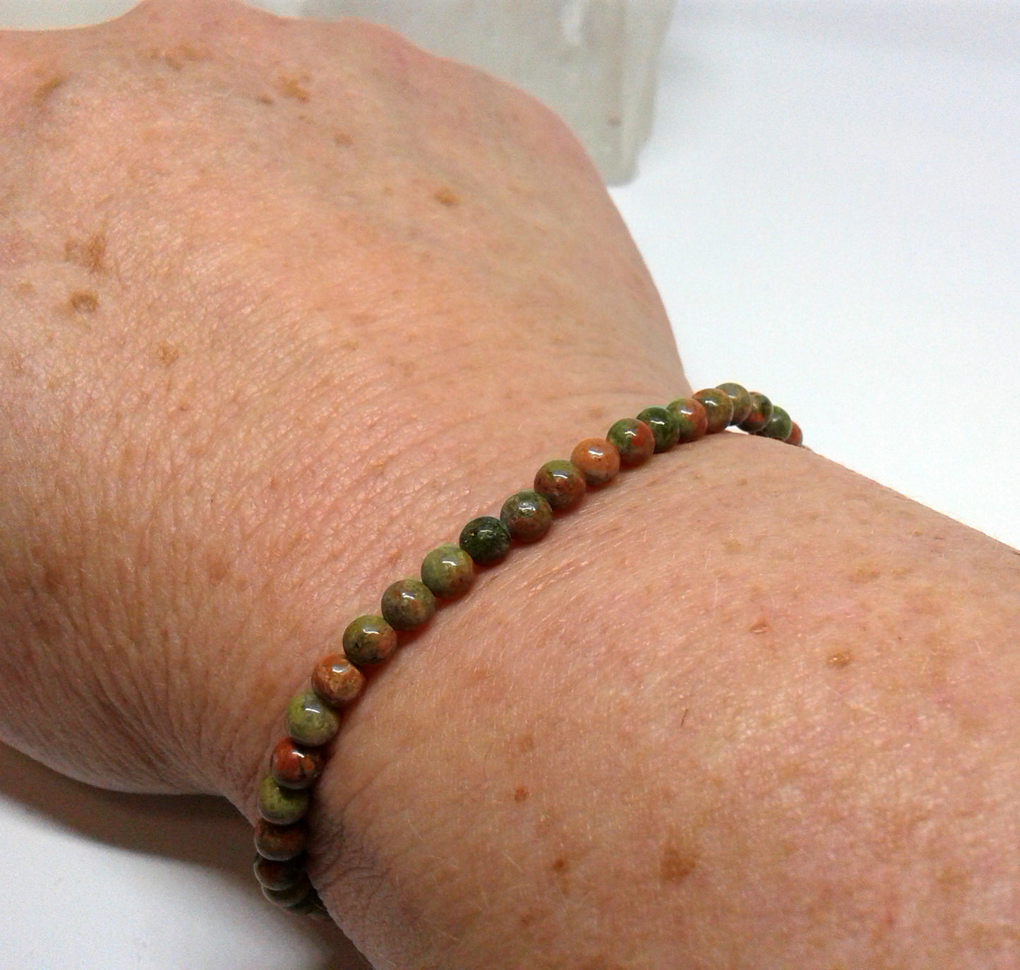 Unakite Balance  4 mm beads