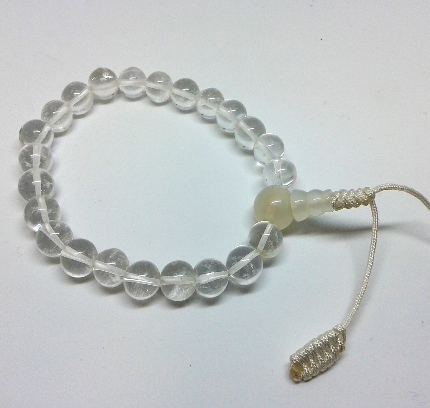 Clear Quartz: Connection to Source 8 mm Beads