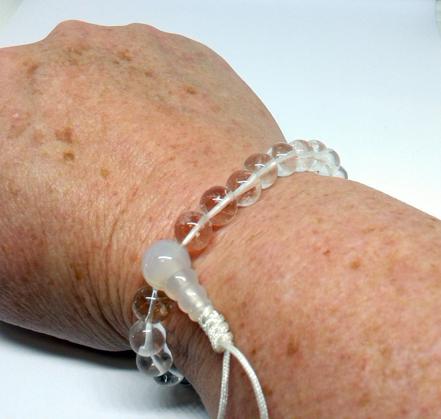 Clear Quartz: Connection to Source 8 mm Beads