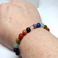 Chakra Bracelet - 3 sequences, 1 bead per Chakra 8 mm Beads