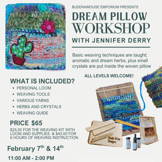 Dream Pillow Workshop - February 7 & 14: 11 - 2 pm