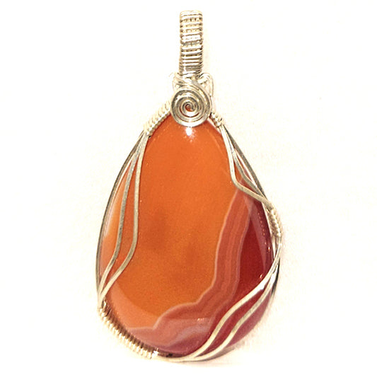 Local Artist: Banded Agate Pendant