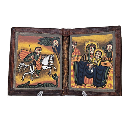 Ethiopian icons: Multiple Christian Images