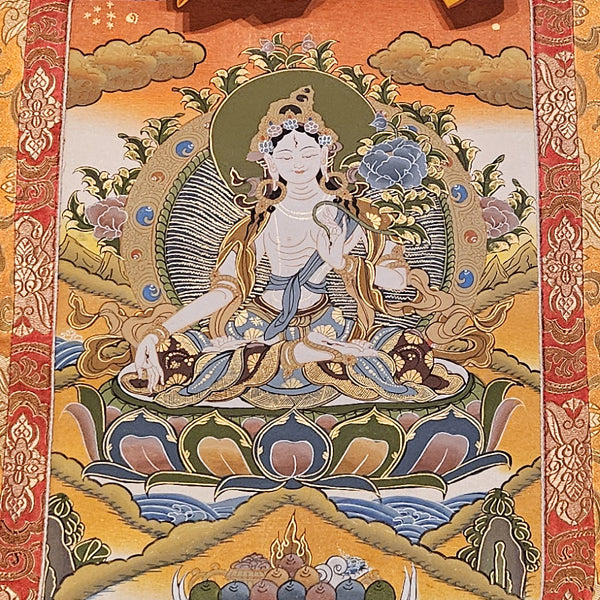 Thanka-Cloth: White Tara
