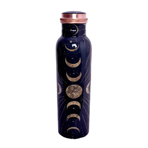 Water Bottle: Copper with Lunar Cycle