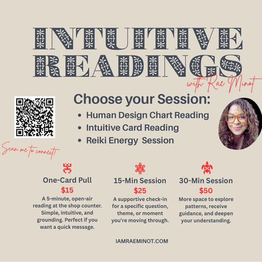 Intuitive Readings with Rae Minot- Friday, June 12
