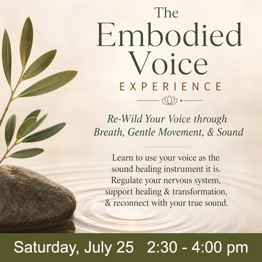 The Embodied Voice Experience - Saturday, July 25