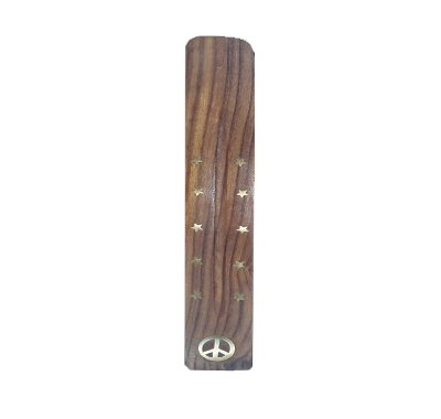 Wooden Stick Burner - Peace Design