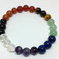 Chakra Bracelet - 1 sequence,  3 beads per Chakra  8 mm Beads