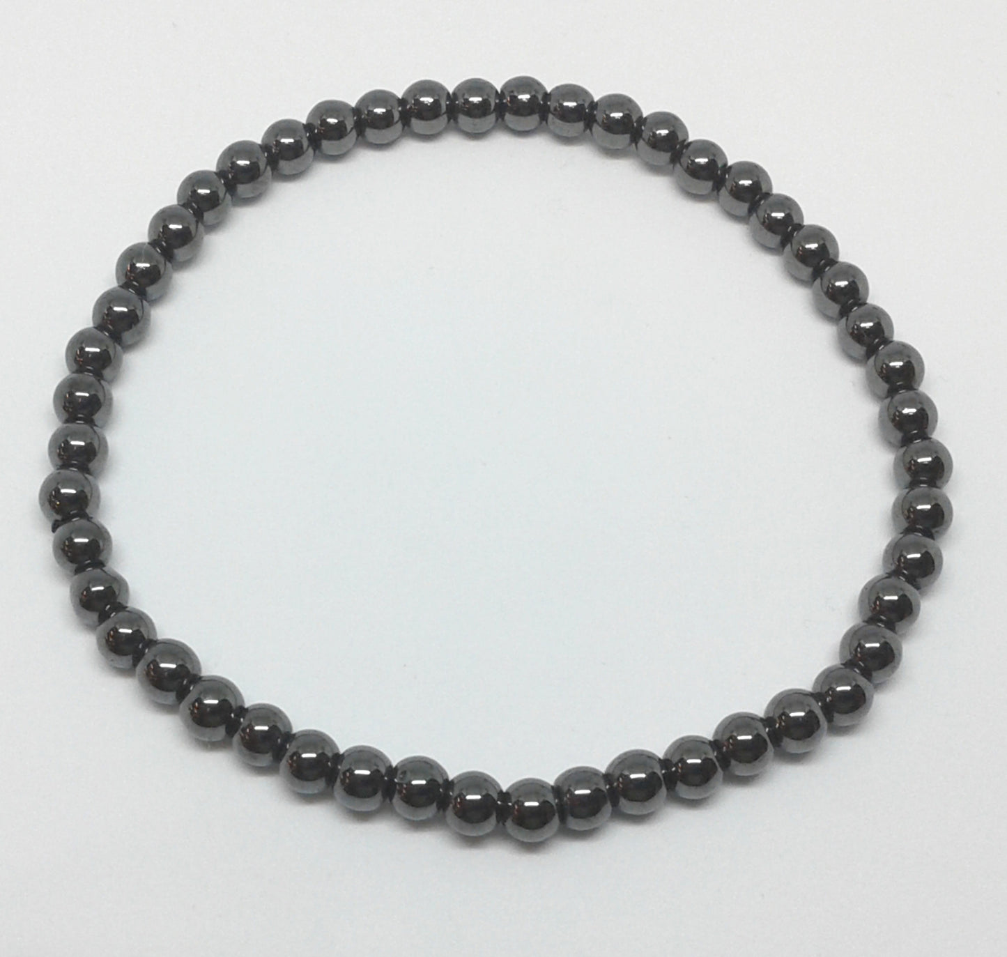 Hematite: Stress Reduction  4 mm Beads