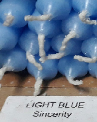 Spirit Light Candle - Light Blue Sincerity