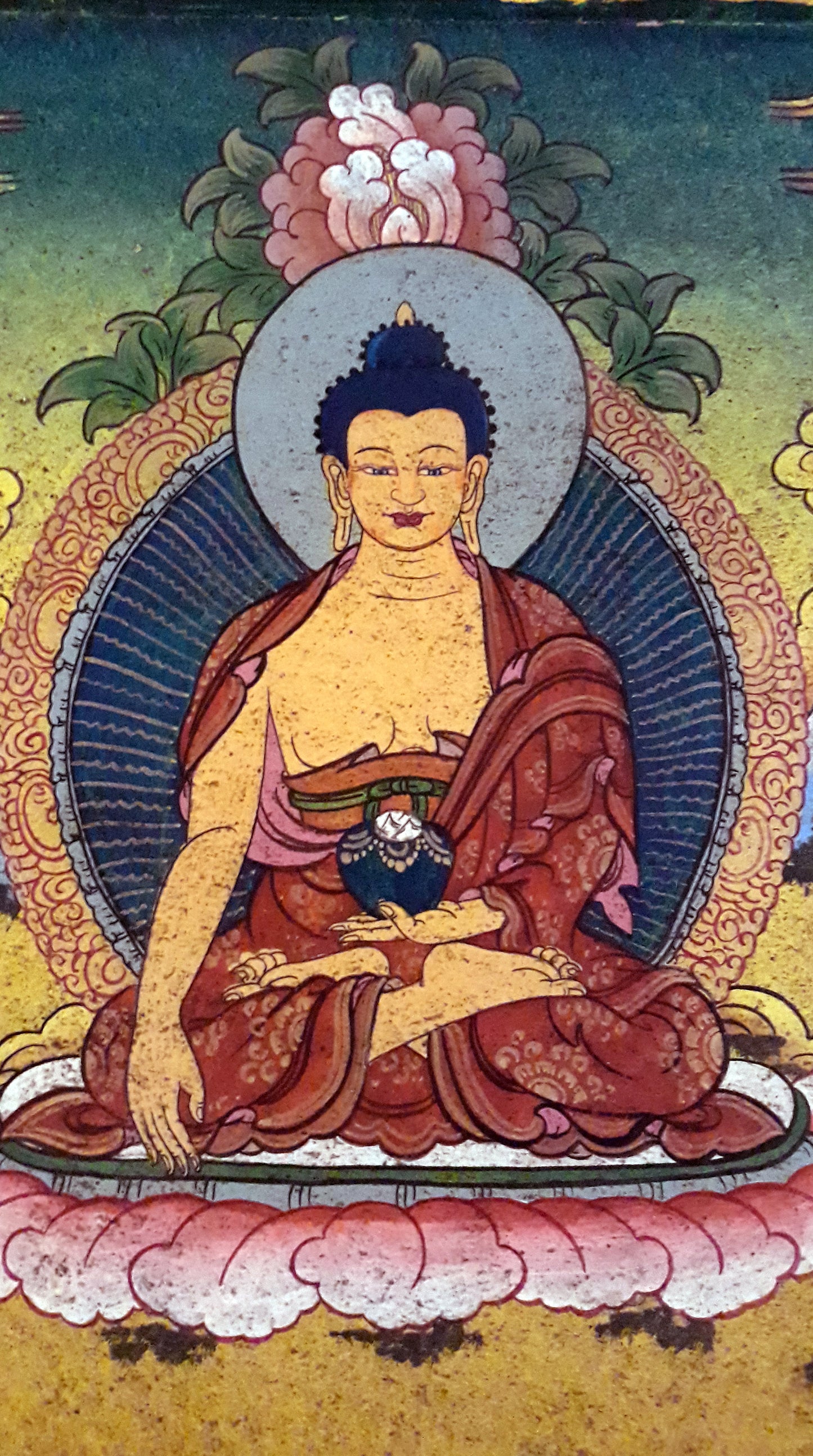 Wooden Thanka: Buddha